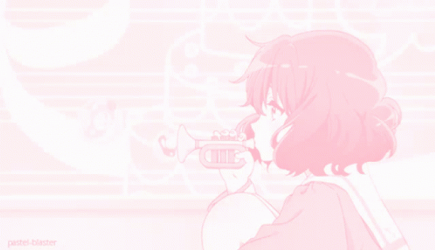 AI Image Generator: Anime girl playing trumpet