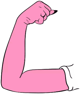Pink Arm With Red Heart CMM