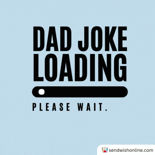 Pink Background Dad Joke Loading GIF