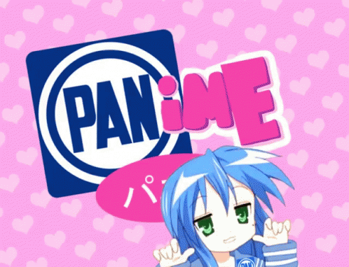 Pink Background with Hearts Saying Pan Me