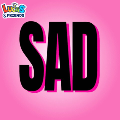 Pink Background With Sad