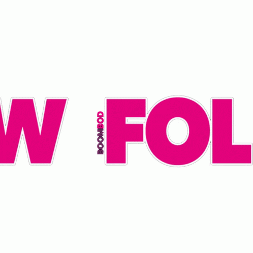 Pink Bold Follow Up Deisgn GIF