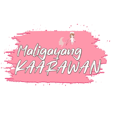 Pink Brush Stroke Maligayang Kaarawan