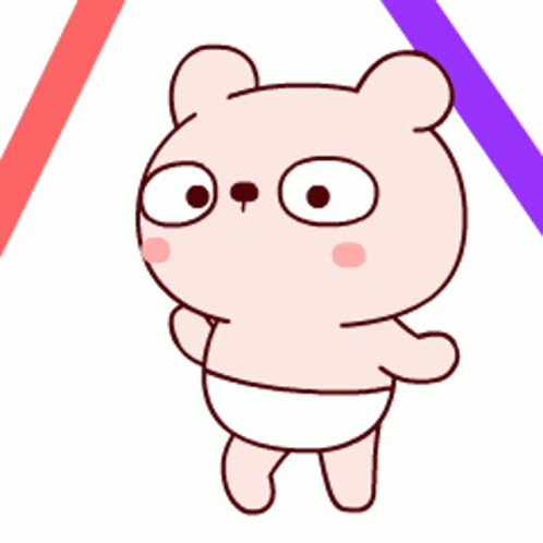 Pink Bunny Dancing On The Lights GIF