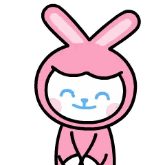 Pink Bunny Thank You