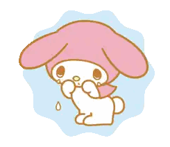 Pink Bunny Wearing Scarf