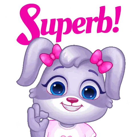 Pink Bunny With Superb