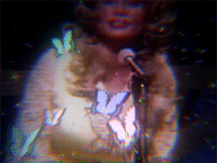 Pink Butterflies Art GIF