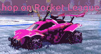 Pink Car Hop on Rocket League