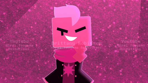 Pink Cartoon Character Brittany Robinson