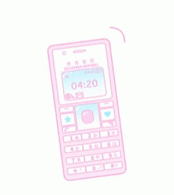 Pink Cell Phone Suckering Apparel