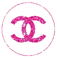 Pink Chanel Logo in Circle