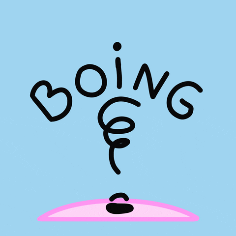 Pink Circle With Face On It Boing GIF