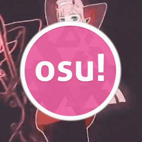 Pink Circle With Osu