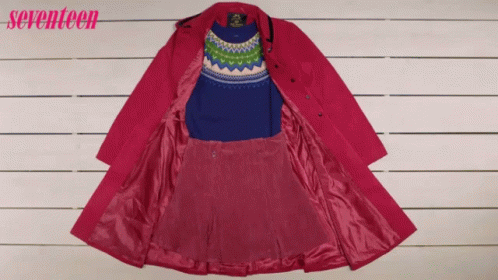 Pink Coat Blue Sweater Seventeen
