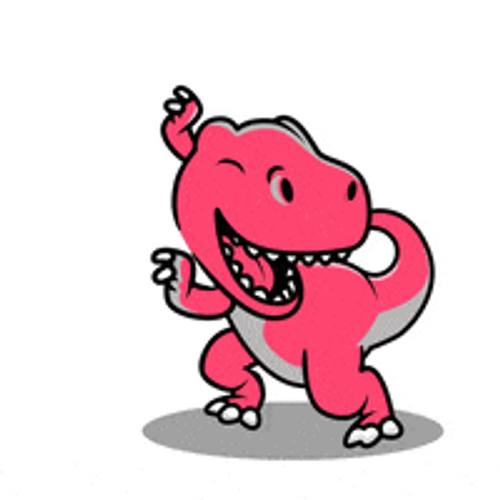dancing dinosaur animation