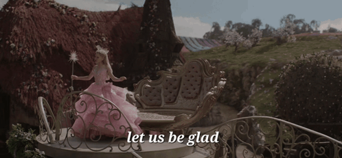 Pink Dress Woman Throne Let Us Be Glad GIF