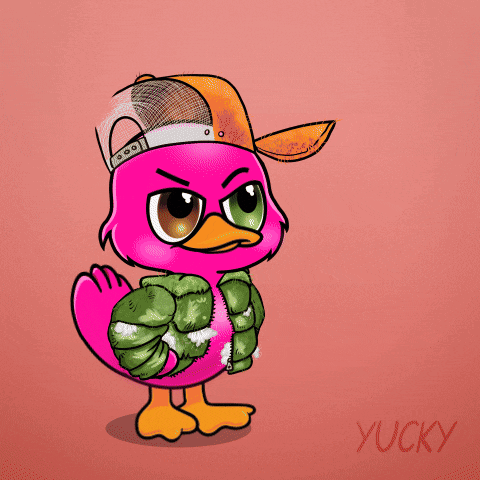 Pink Flamingo Holding Wooden Gavel SMH