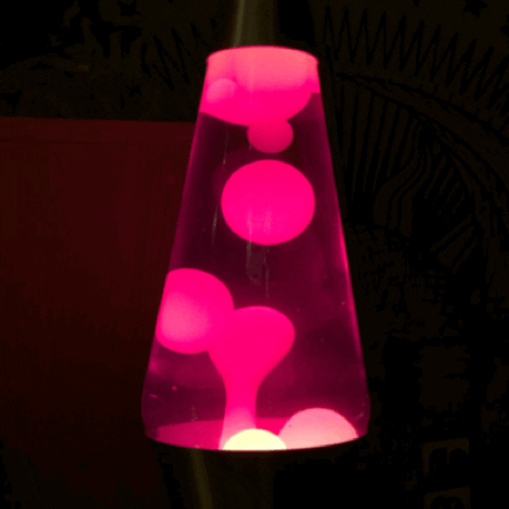Pink Flowing Lava Lamp GIF