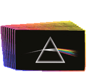 Pink Floyd Dark Side Of The Moon Sticker GIF