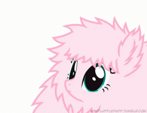 Pink Fluffy Puff