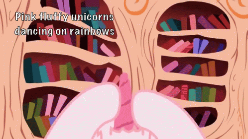 Pink Fluffy Unicorns Dancing On Rainbows Unicorn Life GIF