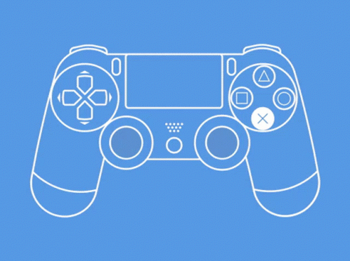 Pink Game Controller with Square and Triangle Buttons