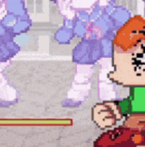 Pink Hair Black Jacket Character Thumbs Up
