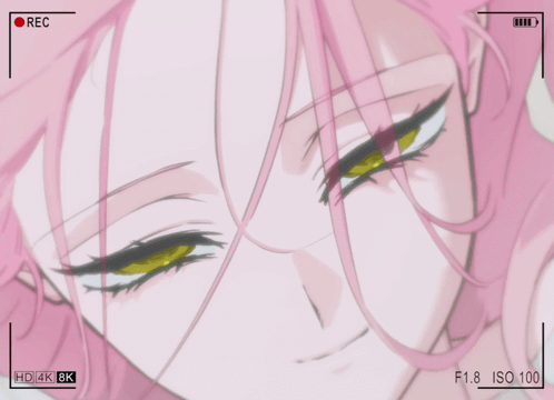 Pink Hair Girl Recorded at 4k 8k