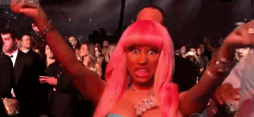 Pink Haired Little Nicky Minaj GIF