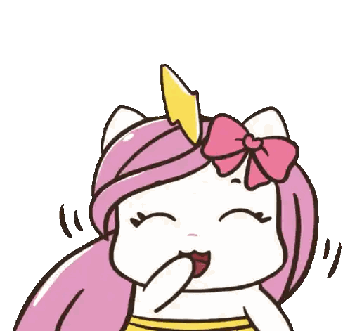 Pink-Haired Unicorn with Lightning Horn