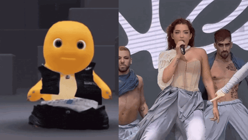 Pink Hat Mask Man Girl Wanna Come Hotel GIF