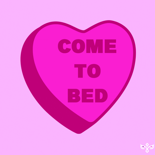 Pink Heart Candy Come To Bed