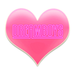 Pink Heart Dreamboys Love Sticker GIF