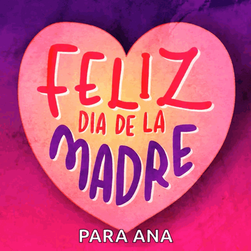Pink Heart Feliz Dia De La Madre GIF