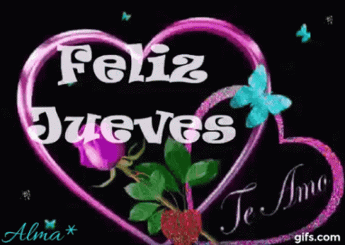 Pink Heart Feliz Jueves