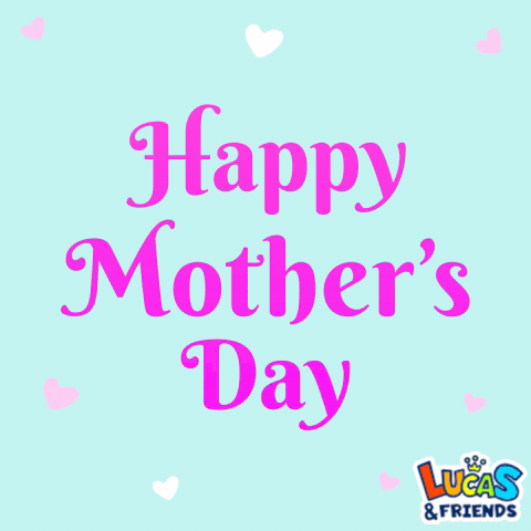 Pink Heart Happy Mother's Day GIF