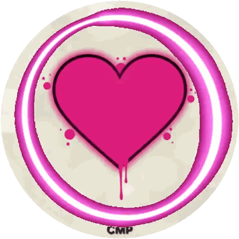 Pink Heart In Pink Circle With CMP