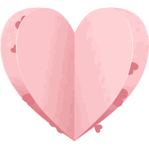 Pink Heart Surrounded By Smaller Pink Hearts