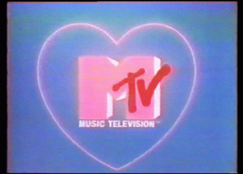 Pink Heart with MTV Logo