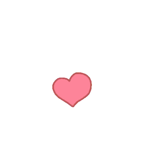 Pink Hearts On White Background
