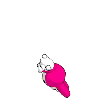 Pink Hello Kitty Lying on Back with Flower