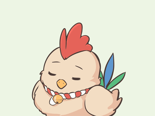 Pink Hen Im Awake Good Morning GIF