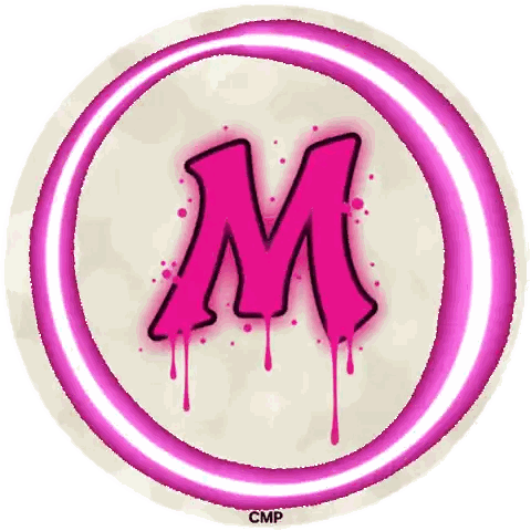 Pink M In Circle With Cmp