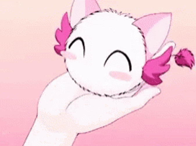 Pink Mew GIF