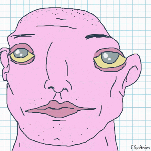 Pink Monster With Open Mouth Flipanim GIF