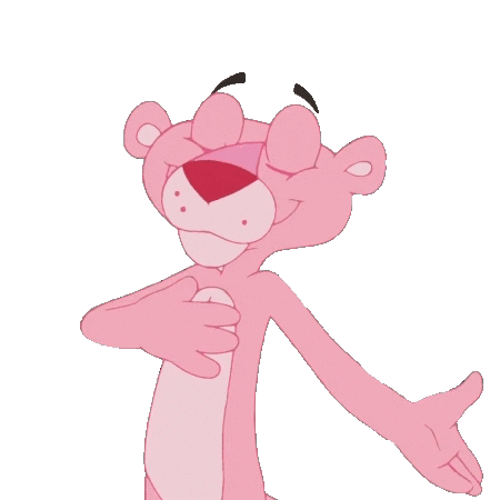 Pink Panther Taking A Bow GIF