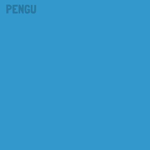 Pink Penguin Holding Yellow Balloon Saying Hi GIF