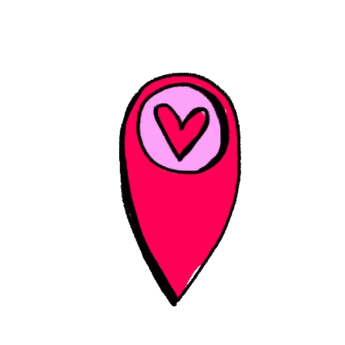 Pink Pin with Heart