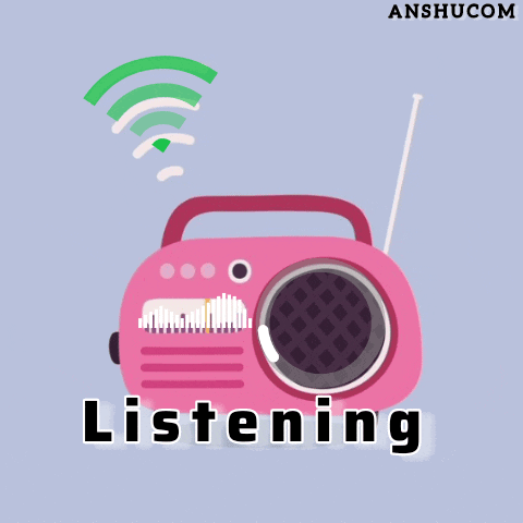 Pink Radio Listening Advertisement